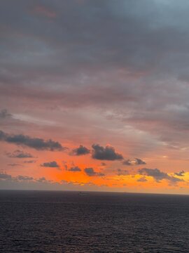 sunrise over the sea