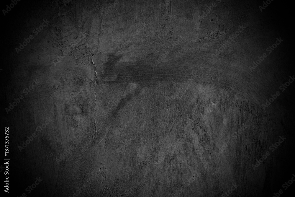 Aufkleber old wall texture smeared engine oil cement dark black gray background abstract grey color design are