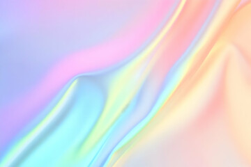 Obraz premium Abstract Holographic Pastel Background Rainbow Texture Light and Gradient