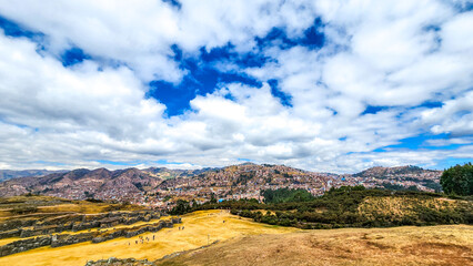 SACSAYHUAMAN INCA RUINS, CUSCO, PERU – ANCIENT STONE TERRACES
