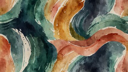 Abstract Watercolor Essence