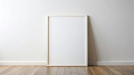 18x24 Poster Mockup: High-DOF Floor Display, Realistic Frame, Blank Poster, Print Mockup, Advertising Design, Product Presentation