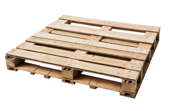 Wooden pallet for sturdy cargo transport