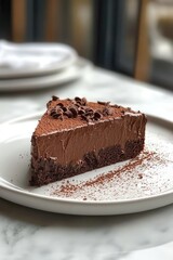 piece of chocolate cake