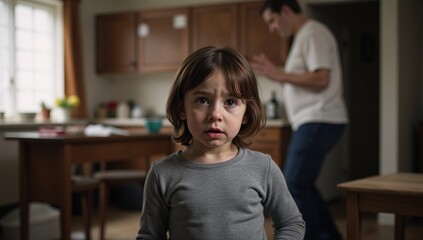 portrait of a young boy worried