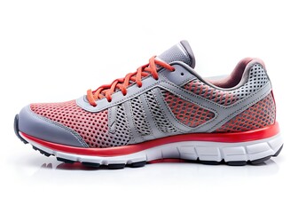 Sports Shoe Isolated on White Background &ndash; High-Quality Stock Photo for Commercial Use, High-quality sports shoe isolated on a white background, perfect for digital and print projects.