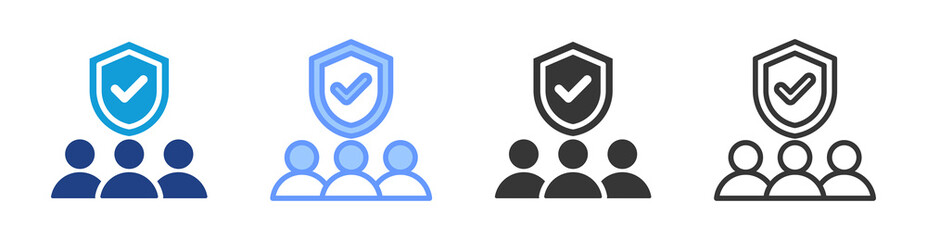 Public Safety icon set multiple style collection