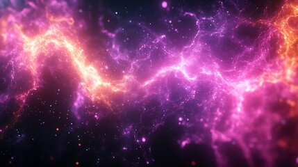 Obraz premium A Vibrant And Colorful Image Of A Cosmic Nebula