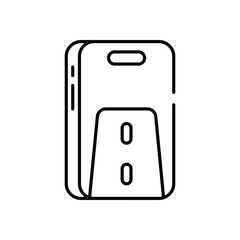 Racing vector icon stock illustration