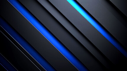 Obraz premium Abstract Blue and Black Diagonal Stripes Background: Modern Geometric Design