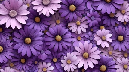 Fototapeta premium Experience the beauty of a floral quill pattern with a modern touch.
