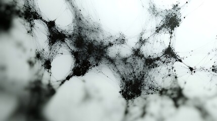 Abstract network, complex structure, light background