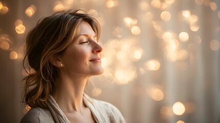 Calm wellness coaching session cozy indoor space relaxation image soft lighting tranquil viewpoint mindfulness concept