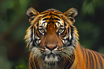 Obraz premium Majestic Bengal Tiger Captured in its Natural Habitat Exhibit Grace and Power