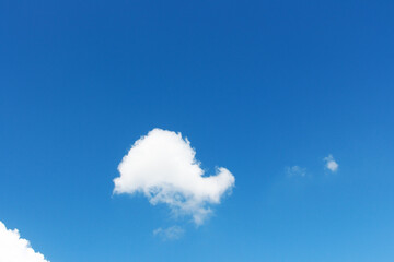 blue sky with white clouds