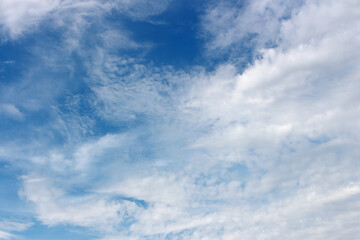 blue sky background with clouds