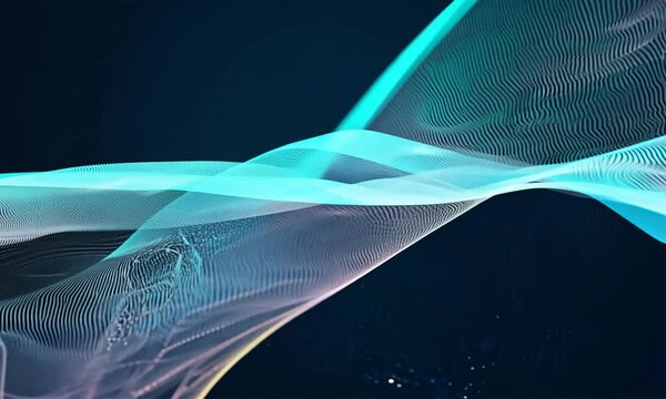 Abstract Virtual Texture Motion Graphic Flow Concept Background