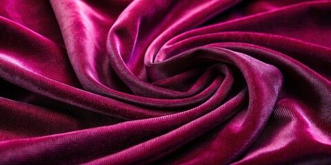 Fototapeta premium Richly textured soft velvet fabric in deep berry color with subtle sheen, jewel tone, color