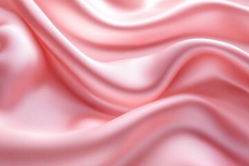 Fototapeta premium Pink Silk Texture Smooth Flowing Creamy Skincare Lotion Background