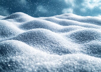 Obraz premium Winter Snowdrift Landscape