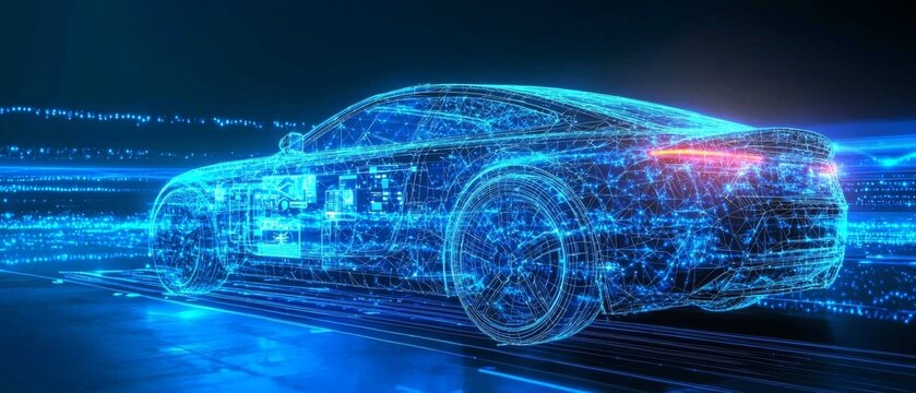 The evolution of driverless technology marked by digital excellence.