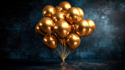 Gold Balloons: Shimmering Celebration, Festive Party Decor