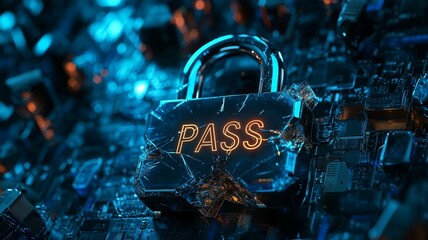 セキュリティを突破して情報を盗むハッカー