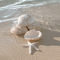 물가, 껍데기, 모래, 바다, 여름, 대양, 연안, 여행, 공휴일, sky,여름휴가, 조개껍질, 조개, 바닷가, 해변, 휴가