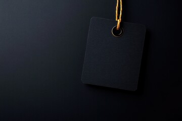 Black Friday Sale Tag Black Background Discount Promotion November Shopping Clearance Deal Offer Price Symbol