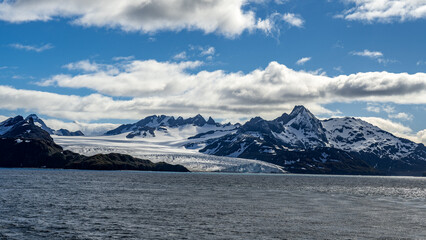 Photography of landscapes of Fortuna Bay, South Georgia