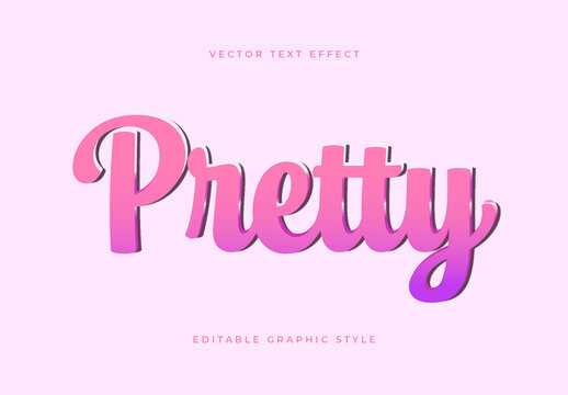 Pink And Purple Script Cursive Font Smooth Elegant Gradient Text Effect