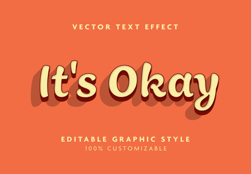 Orange And Brown Bold 3d Font Bouncy Text Effect