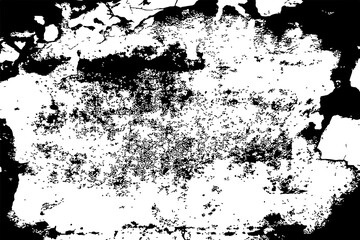 Distressed grunge texture Black and White Texture	