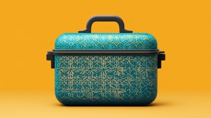 Stylish storage container modern kitchen product showcase vibrant environment front view home decor concept