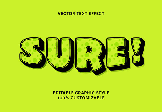 Green And Black Comic 3d Font Bold Shadow Outline Text Effect
