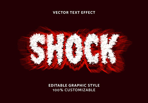 Shock Distorted Text Effect