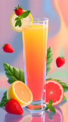 fresh fruit juice