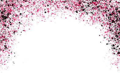 飛び散った粒、フレーム、背景素材