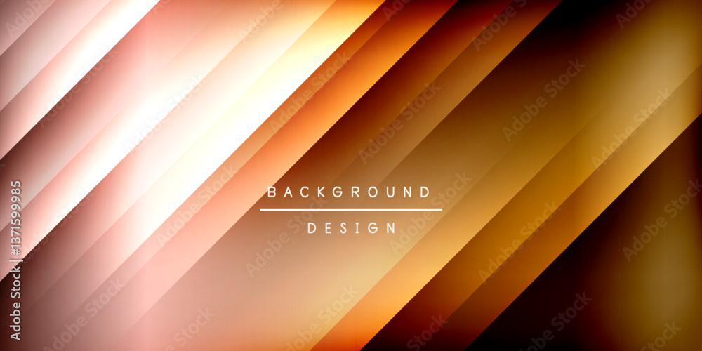 Poster dynamic shadow lines geometric shapes