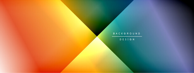 Colorful gradient with lines made of shadow and light. Creative background