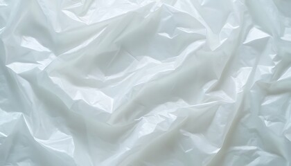 Obraz premium wrinkled transparent plastic wrap film texture white background,film, material, smooth, transparent, wrinkled, clear, enclosed, surface, abstract, 9