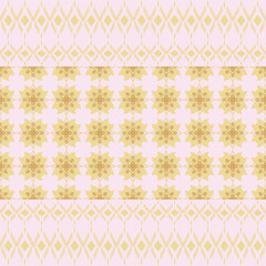 Brown Thai pattern for background, seamless pattern.