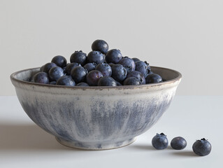 Bowl of blueberries