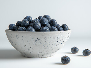 Bowl of blueberries