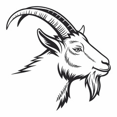 goat head silhouette