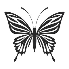 Butterfly Silhouette Art for Creative Designs