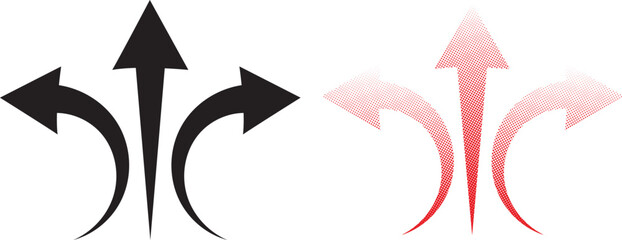 Black arrow flat style icon on transparent background. arrow icon for your website design, landing page design,  logo, app, ui. arrow indicated the direction symbol. curved arrow sign.