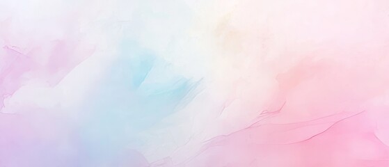 Soft Pastel Abstract Wash - Artistic Minimalist Vertical 