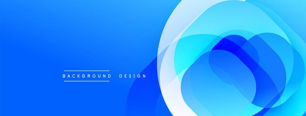 Abstract background with layered translucent gradient shapes