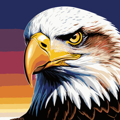eagle head vector art for graphic design needs